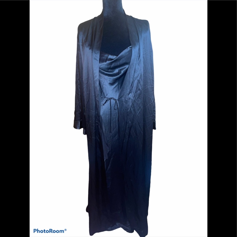 NWT Vintage Victorias Secret 2 Piece Set Slip Dress & Robe